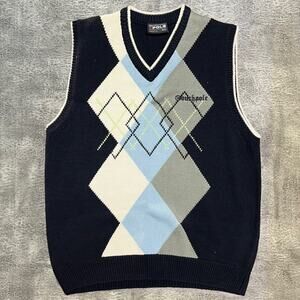 Southpole y2k argyle sweater vest